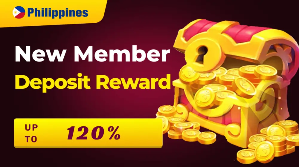 new member-deposit reward up to 120%